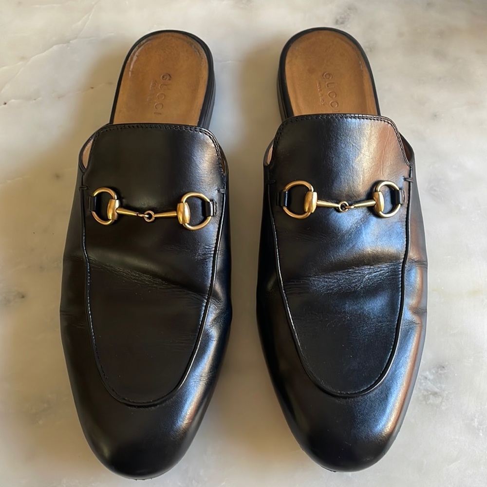 Gucci Princetown Leather Mules - Women’s 41